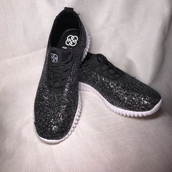 Daisy Fuentes Shoes Daisy Fuentes Sparkly Black Sneakers